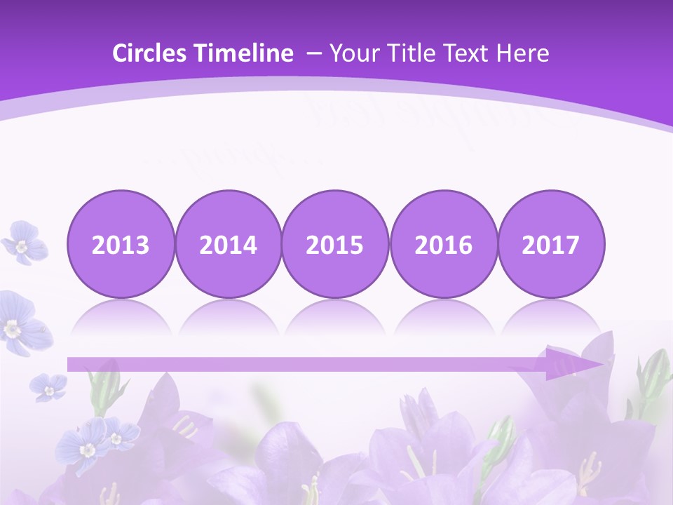 Copy Bell Floral PowerPoint Template