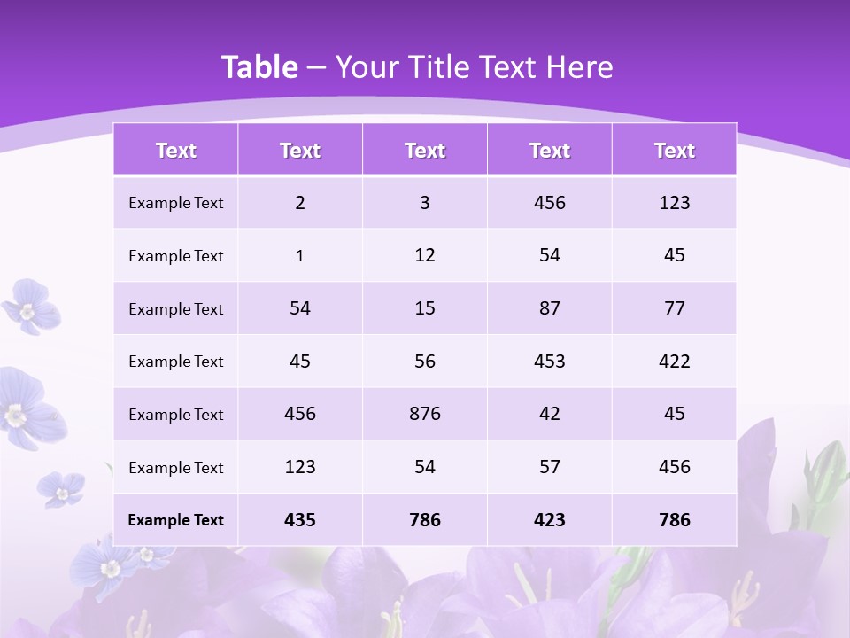 Copy Bell Floral PowerPoint Template