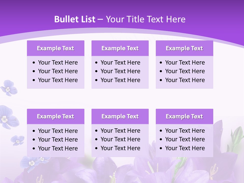 Copy Bell Floral PowerPoint Template