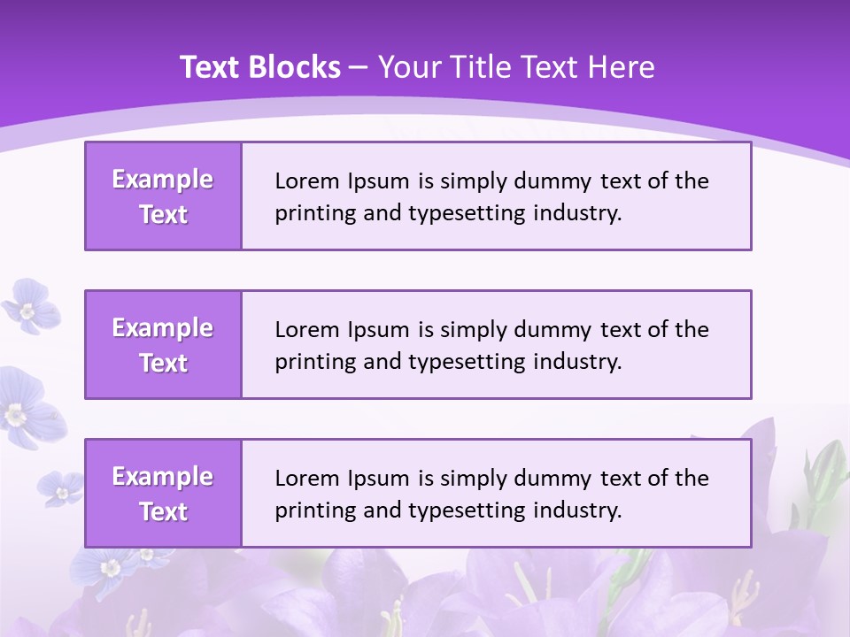 Copy Bell Floral PowerPoint Template