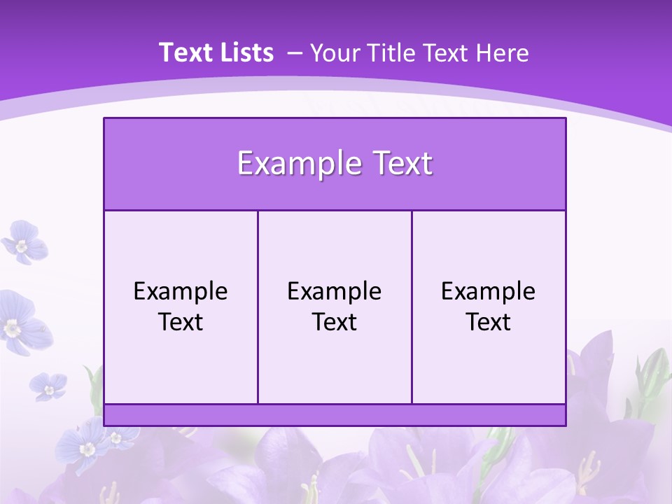 Copy Bell Floral PowerPoint Template