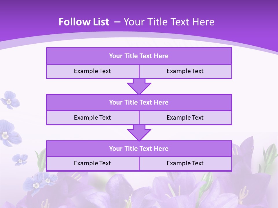 Copy Bell Floral PowerPoint Template