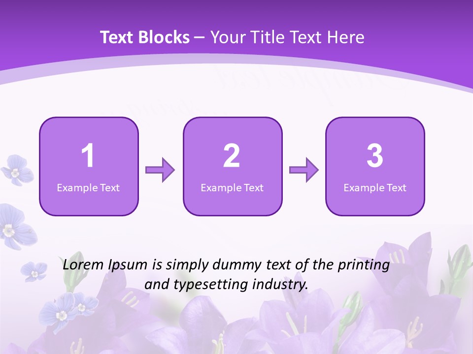 Copy Bell Floral PowerPoint Template