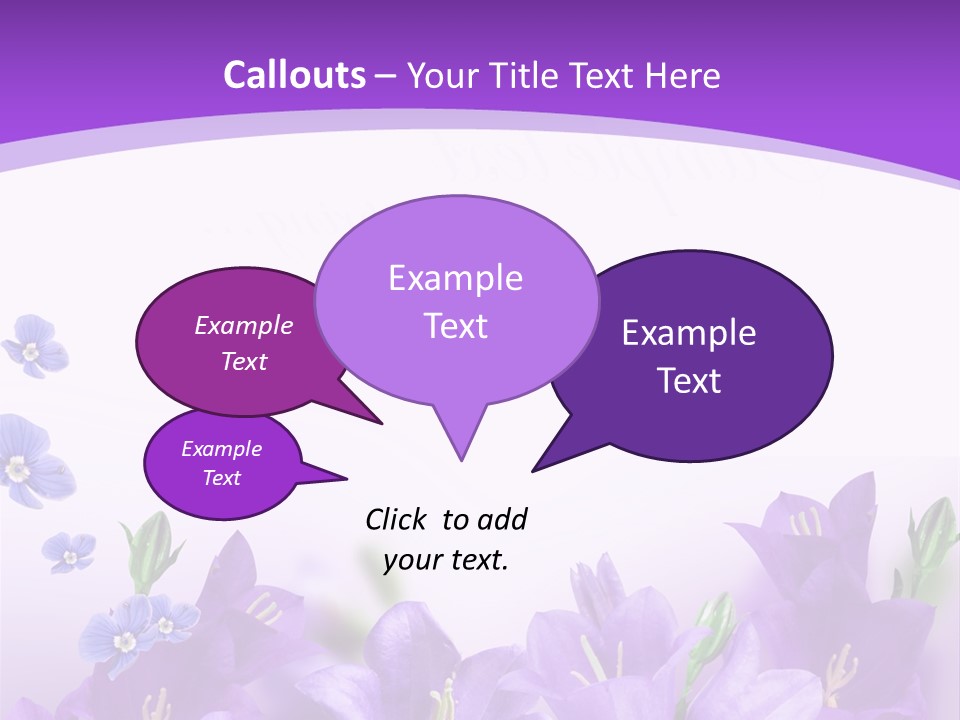 Copy Bell Floral PowerPoint Template