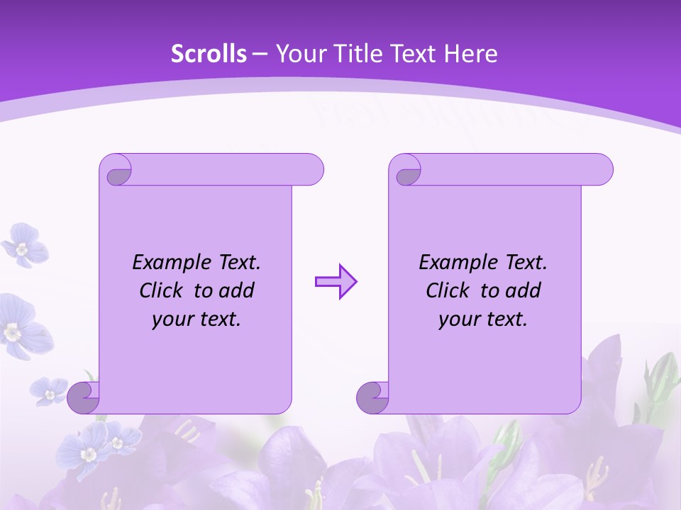 Copy Bell Floral PowerPoint Template