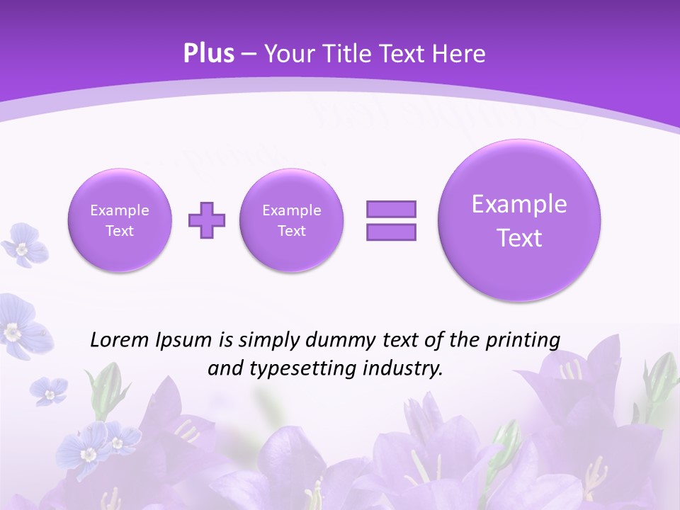 Copy Bell Floral PowerPoint Template