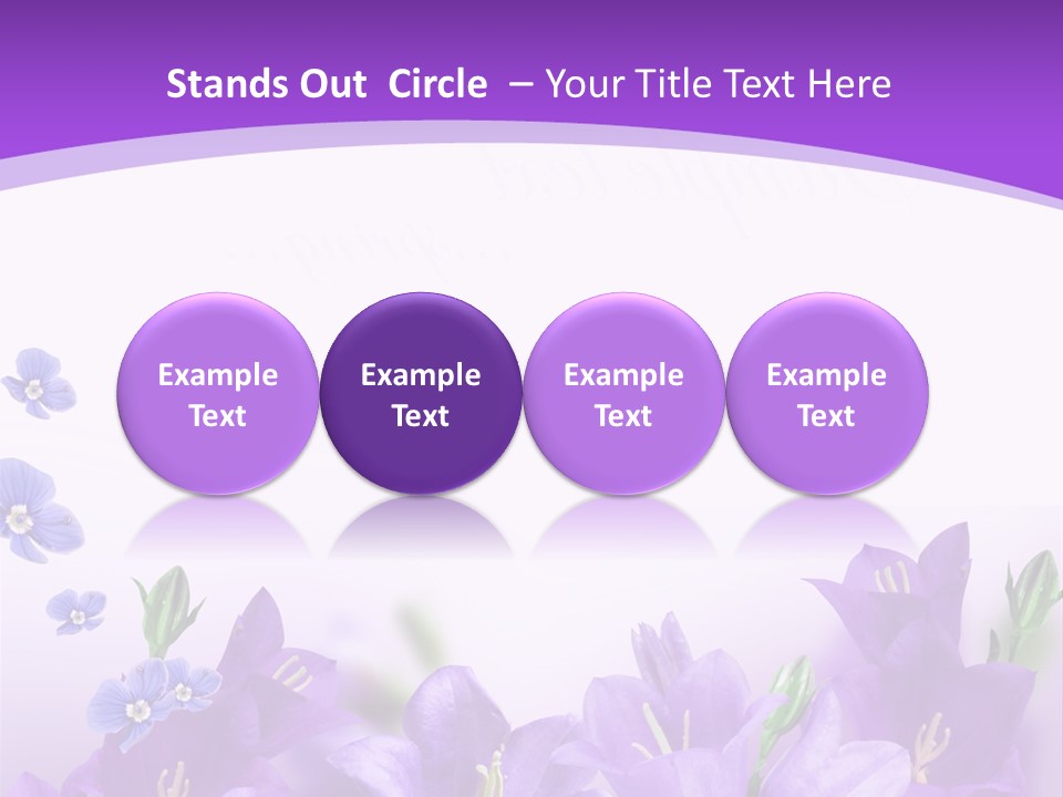 Copy Bell Floral PowerPoint Template