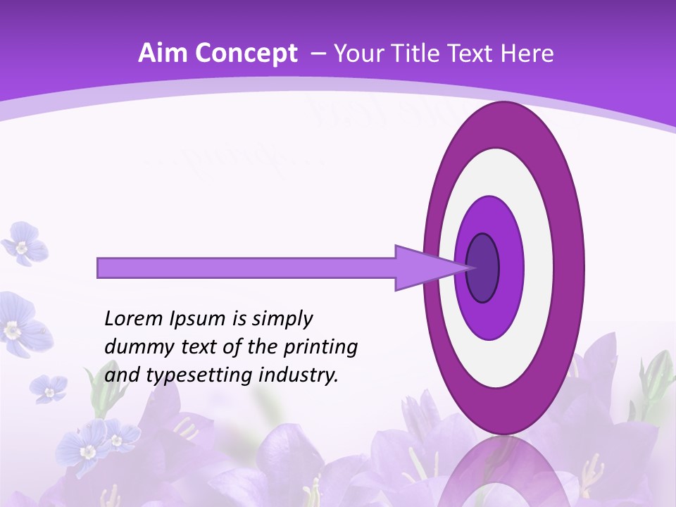 Copy Bell Floral PowerPoint Template