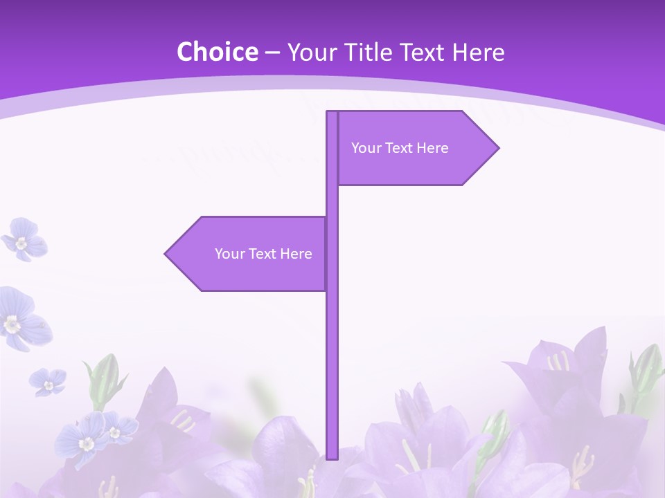 Copy Bell Floral PowerPoint Template