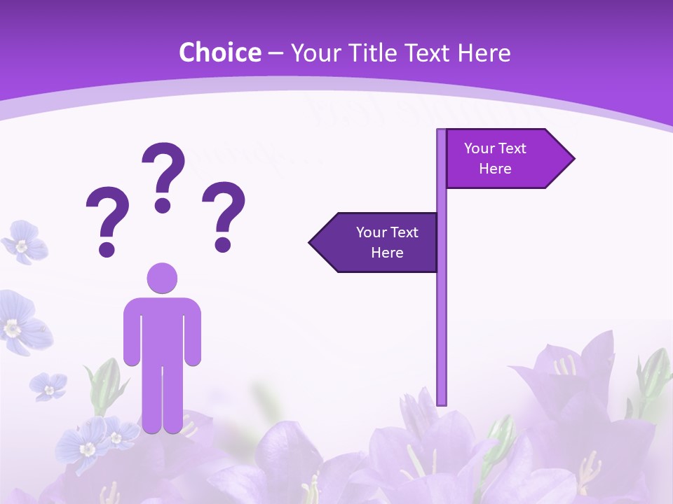 Copy Bell Floral PowerPoint Template