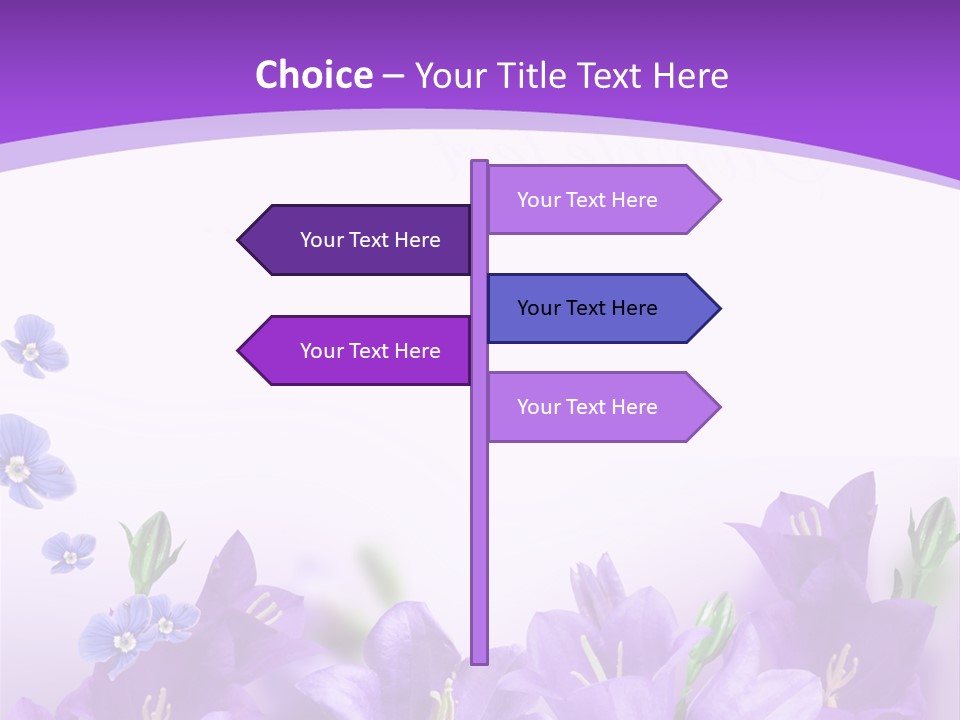 Copy Bell Floral PowerPoint Template