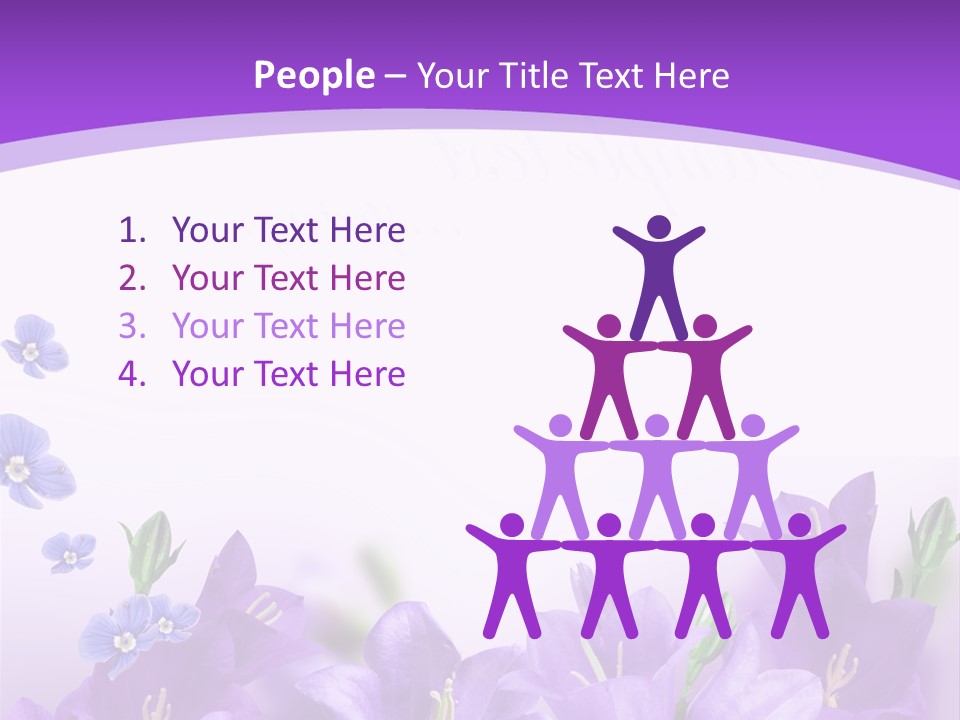 Copy Bell Floral PowerPoint Template