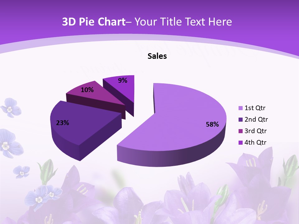 Copy Bell Floral PowerPoint Template