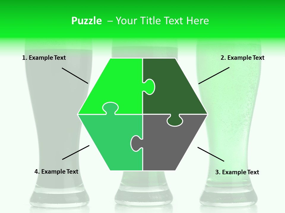 Lager Green Beer Cold PowerPoint Template