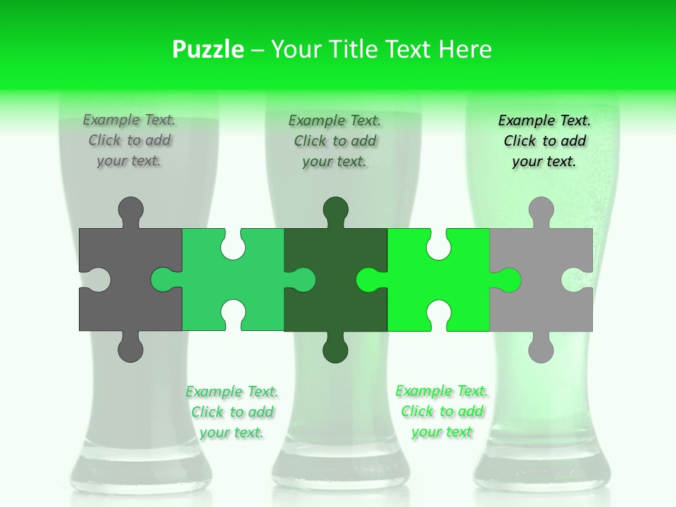 Lager Green Beer Cold PowerPoint Template