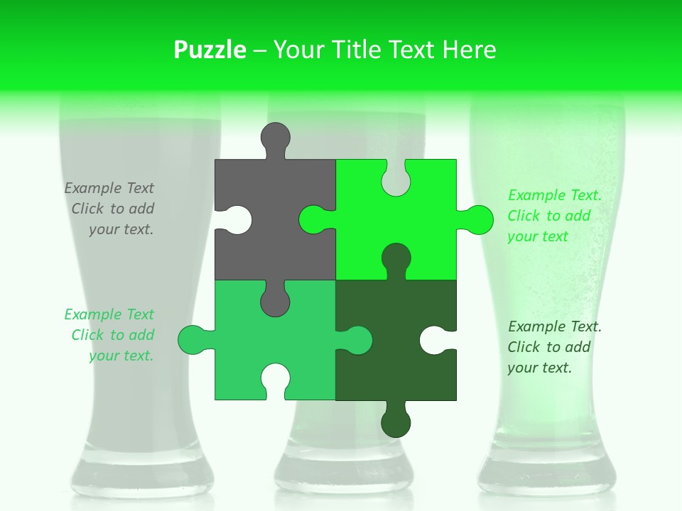 Lager Green Beer Cold PowerPoint Template