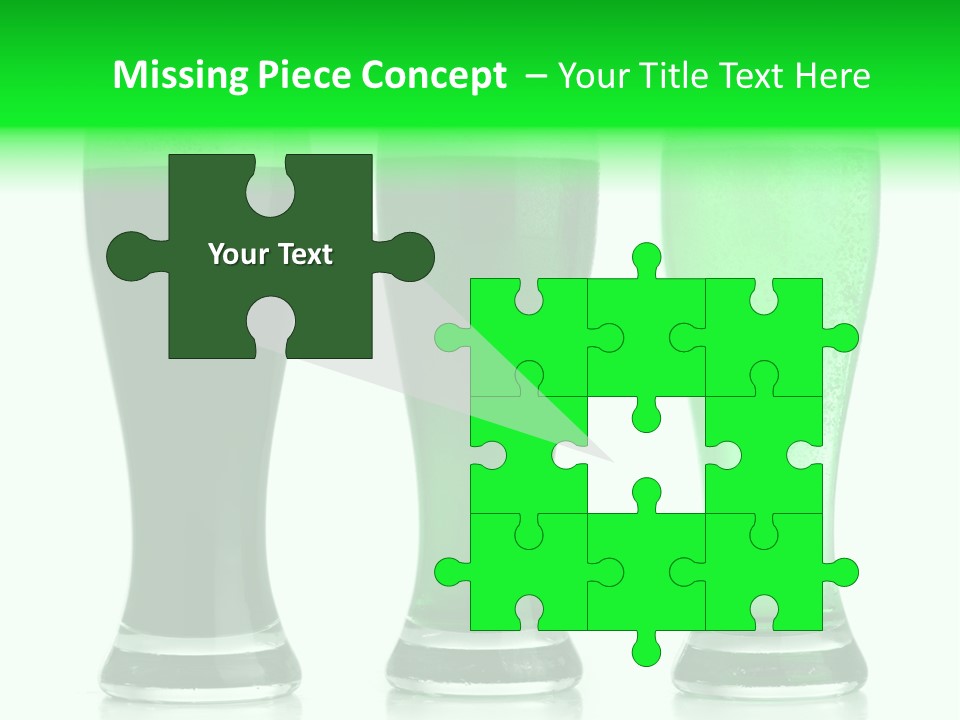 Lager Green Beer Cold PowerPoint Template