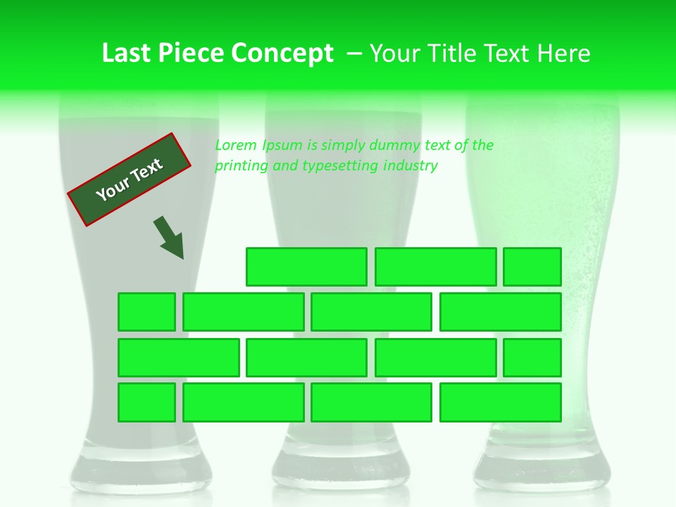 Lager Green Beer Cold PowerPoint Template