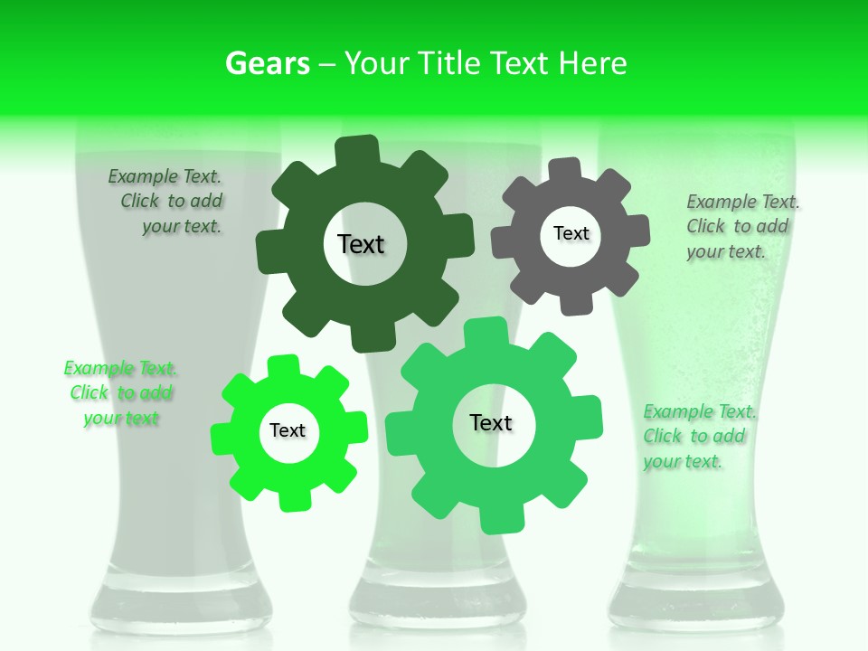 Lager Green Beer Cold PowerPoint Template