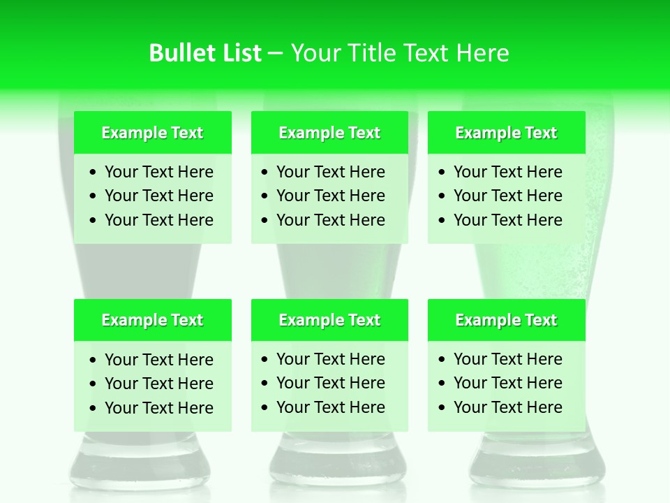 Lager Green Beer Cold PowerPoint Template