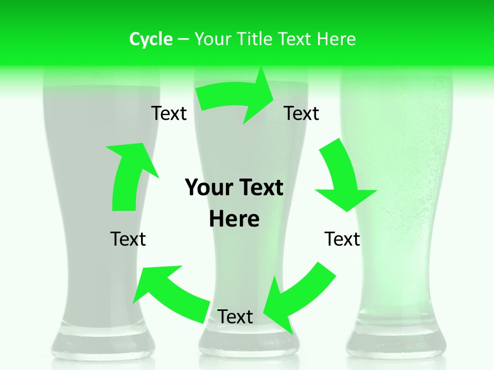 Lager Green Beer Cold PowerPoint Template