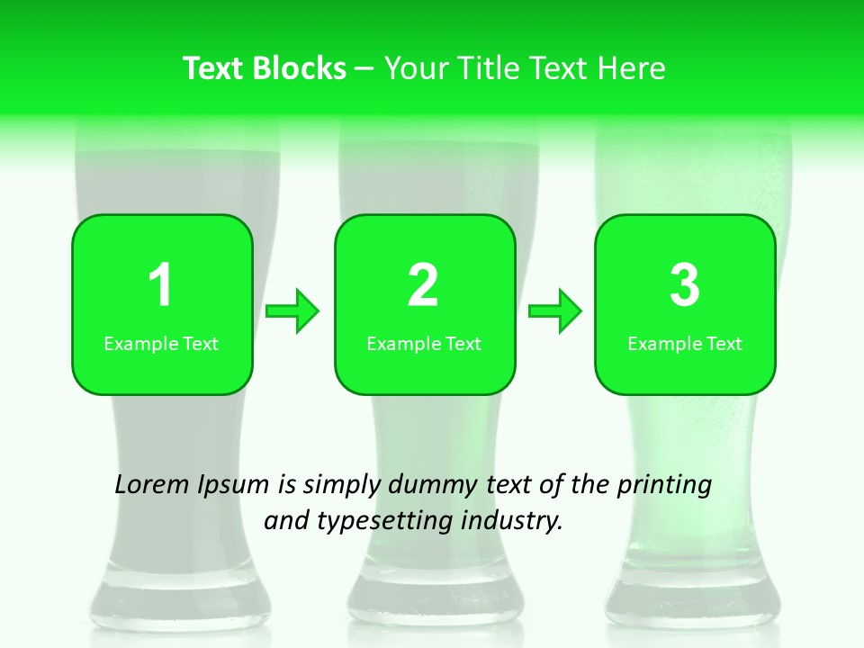 Lager Green Beer Cold PowerPoint Template