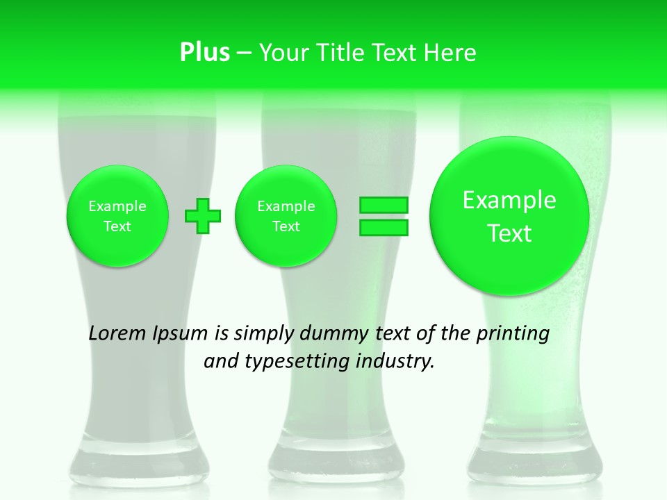 Lager Green Beer Cold PowerPoint Template