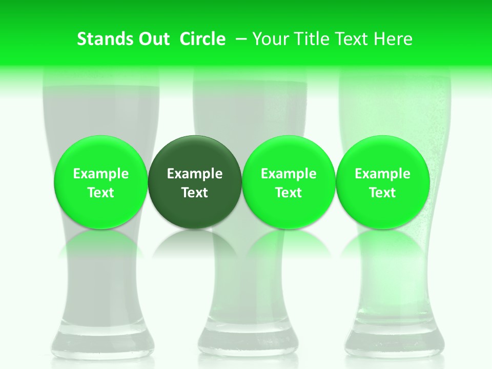 Lager Green Beer Cold PowerPoint Template