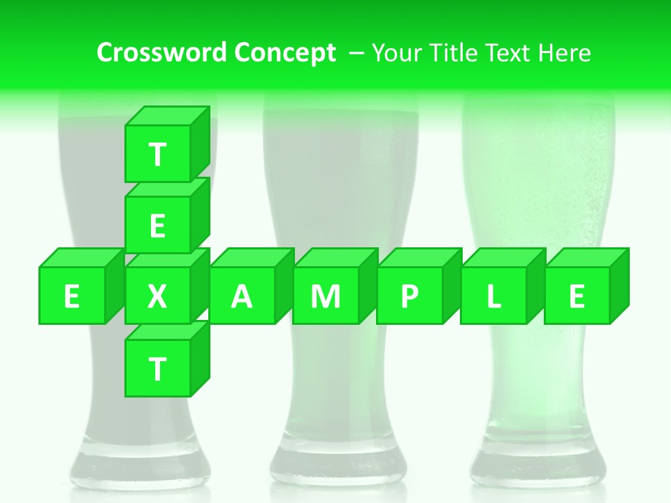 Lager Green Beer Cold PowerPoint Template