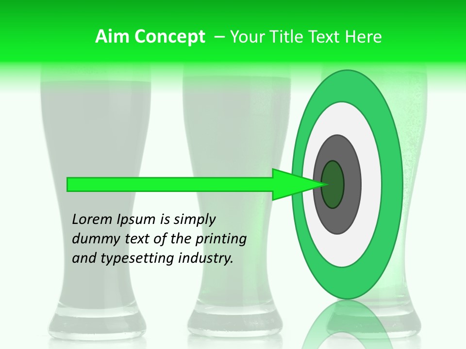 Lager Green Beer Cold PowerPoint Template