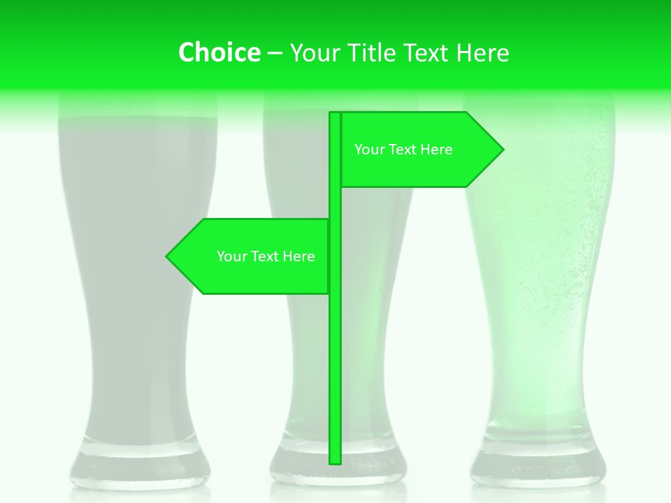 Lager Green Beer Cold PowerPoint Template