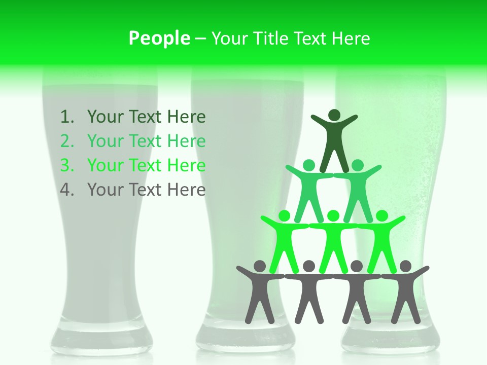 Lager Green Beer Cold PowerPoint Template