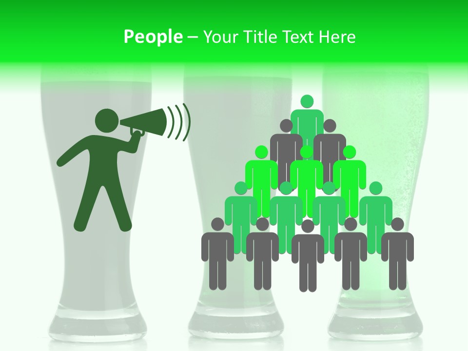 Lager Green Beer Cold PowerPoint Template