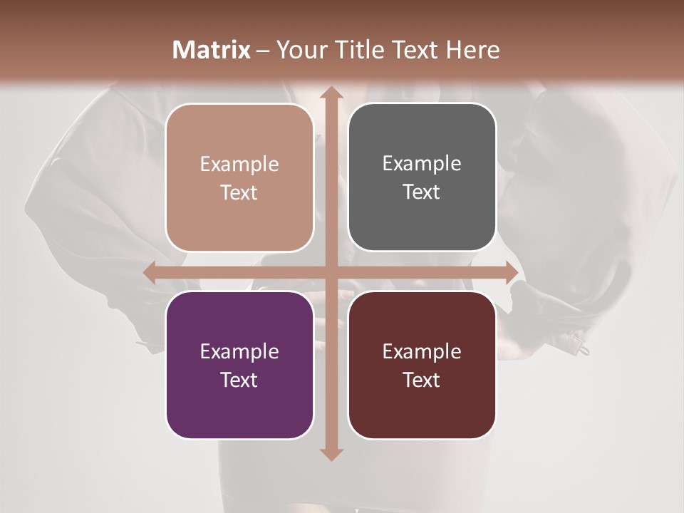 Person Clear Beauty PowerPoint Template