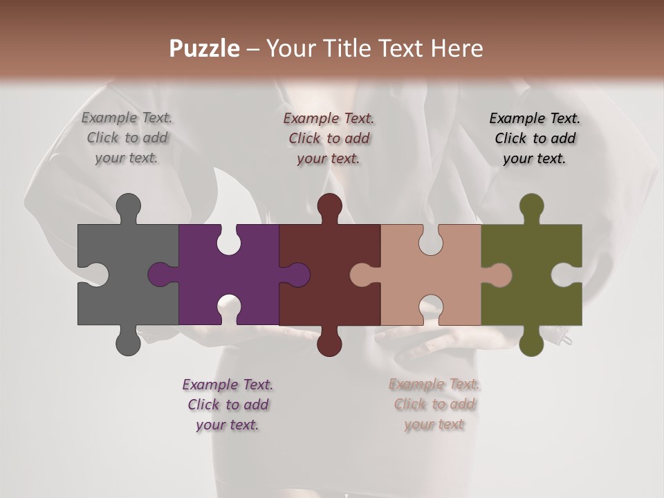 Person Clear Beauty PowerPoint Template