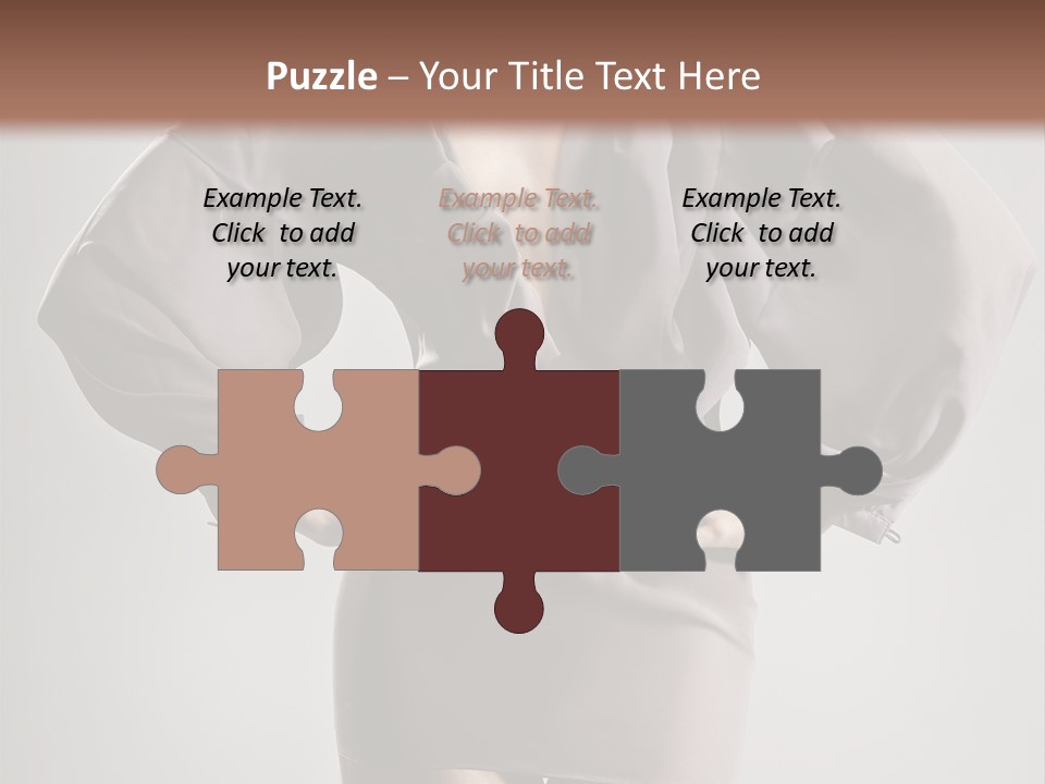 Person Clear Beauty PowerPoint Template