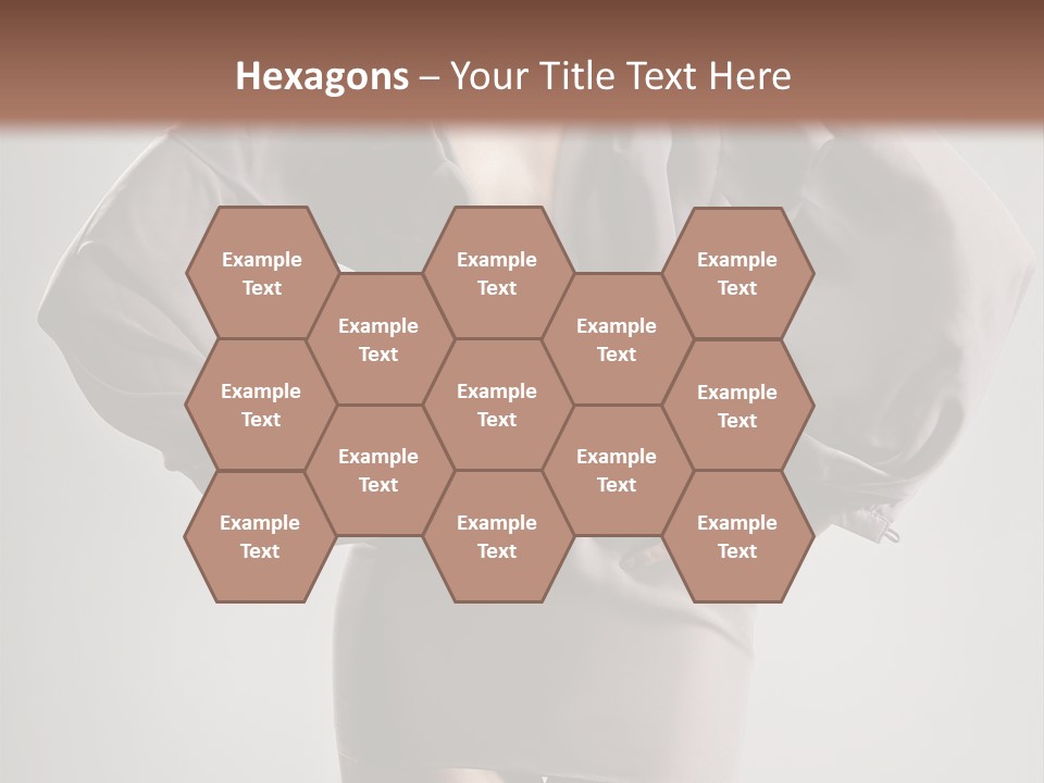 Person Clear Beauty PowerPoint Template