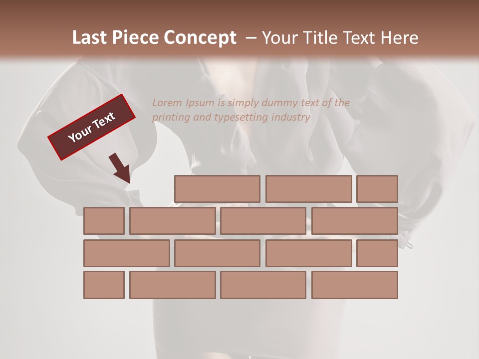 Person Clear Beauty PowerPoint Template