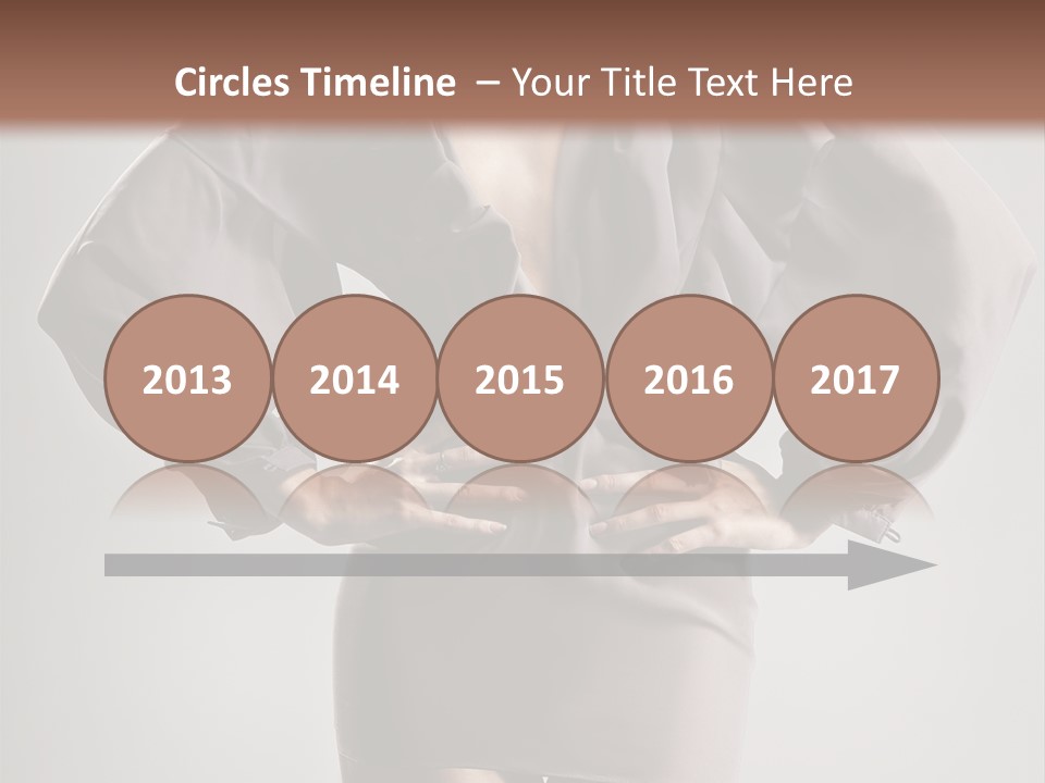 Person Clear Beauty PowerPoint Template