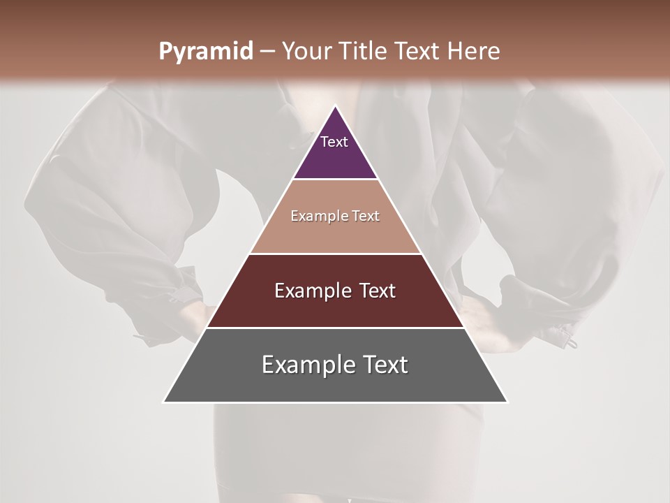 Person Clear Beauty PowerPoint Template