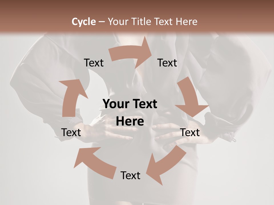 Person Clear Beauty PowerPoint Template