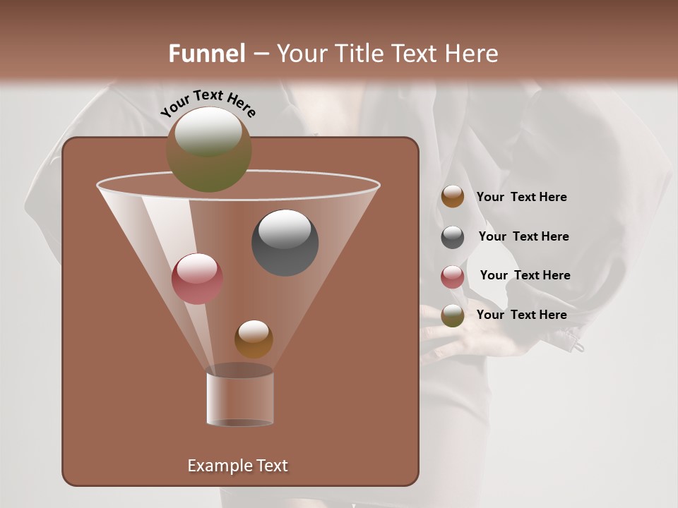 Person Clear Beauty PowerPoint Template