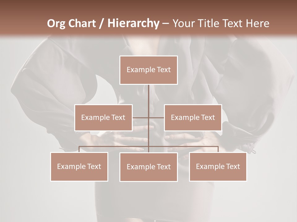 Person Clear Beauty PowerPoint Template