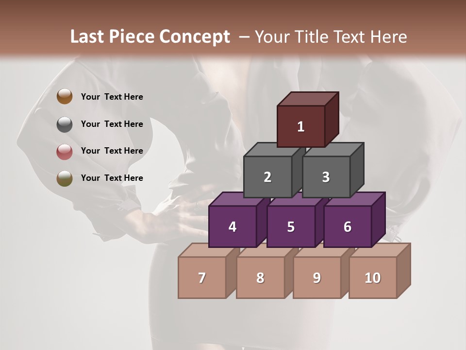 Person Clear Beauty PowerPoint Template