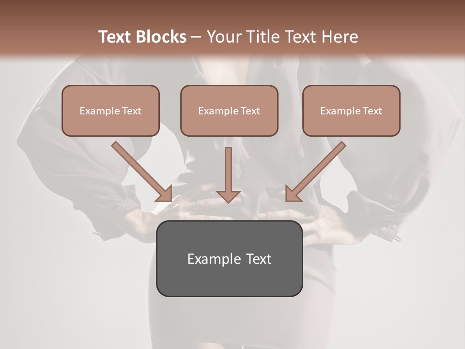 Person Clear Beauty PowerPoint Template