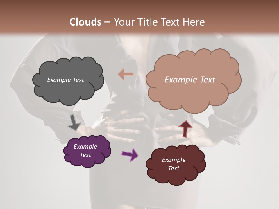 Person Clear Beauty PowerPoint Template