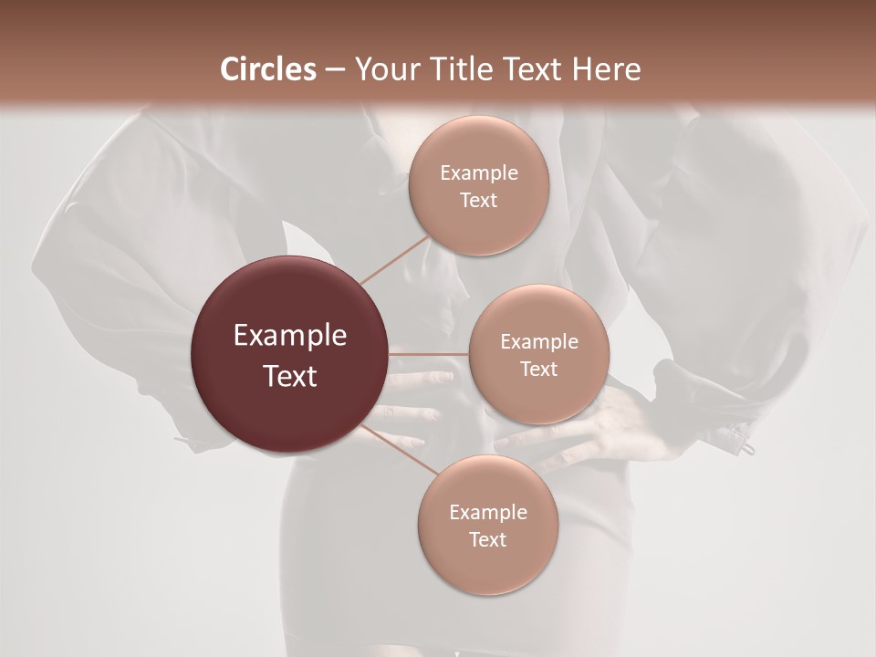 Person Clear Beauty PowerPoint Template