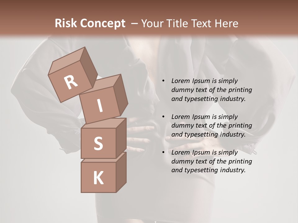 Person Clear Beauty PowerPoint Template