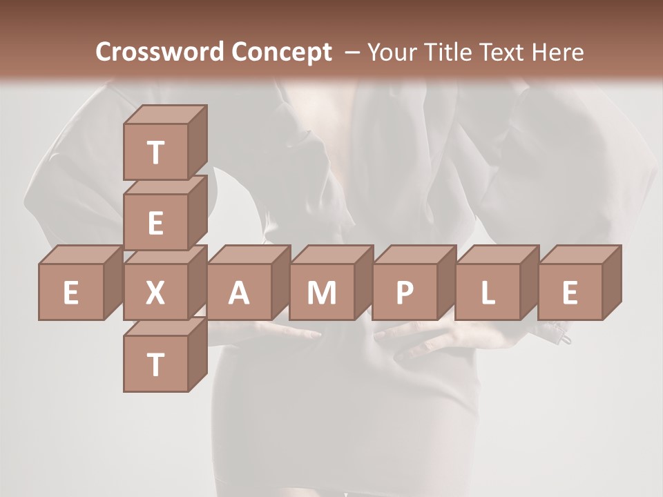 Person Clear Beauty PowerPoint Template