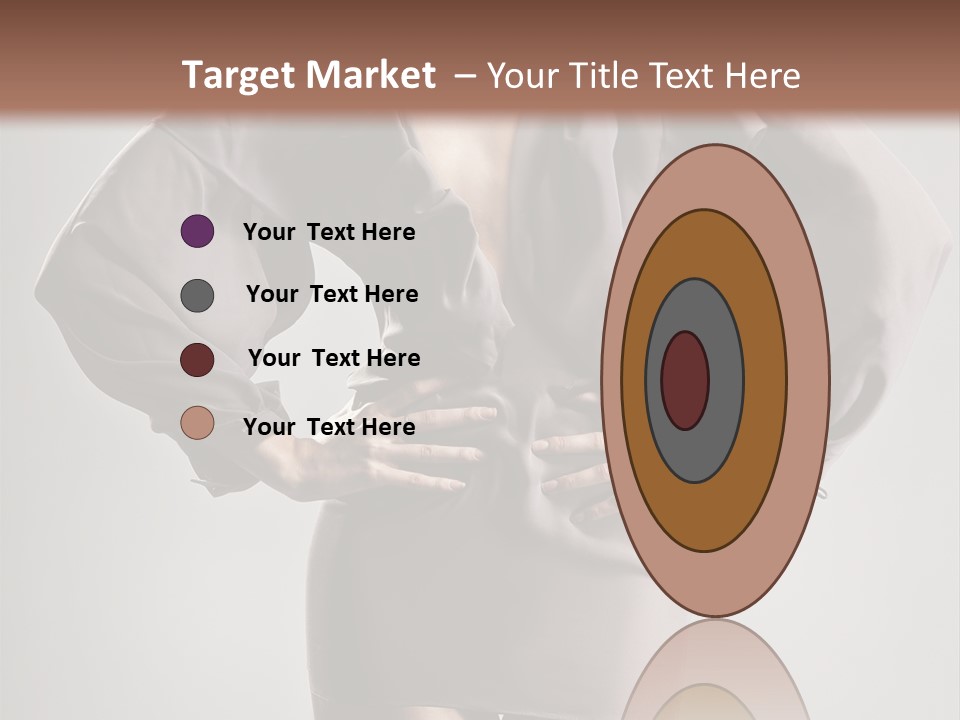 Person Clear Beauty PowerPoint Template